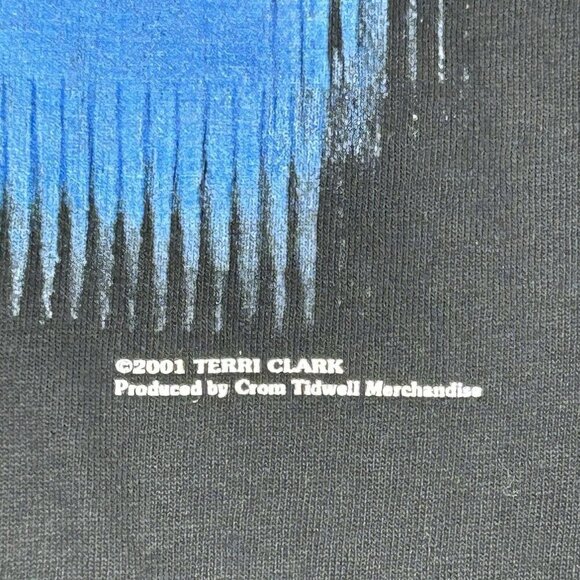 Vintage Terri Clark Shirt Mens 5X Black 2001 Y2K Country Music Western Concert - Picture 5 of 12